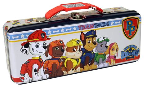 tote box paw patrol metal case tin389407|Amazon.com: Paw Patrol Case.